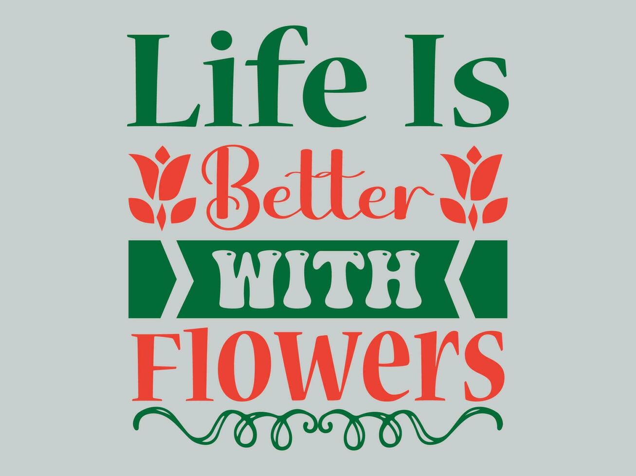 Flowers T Shirt Design File vector