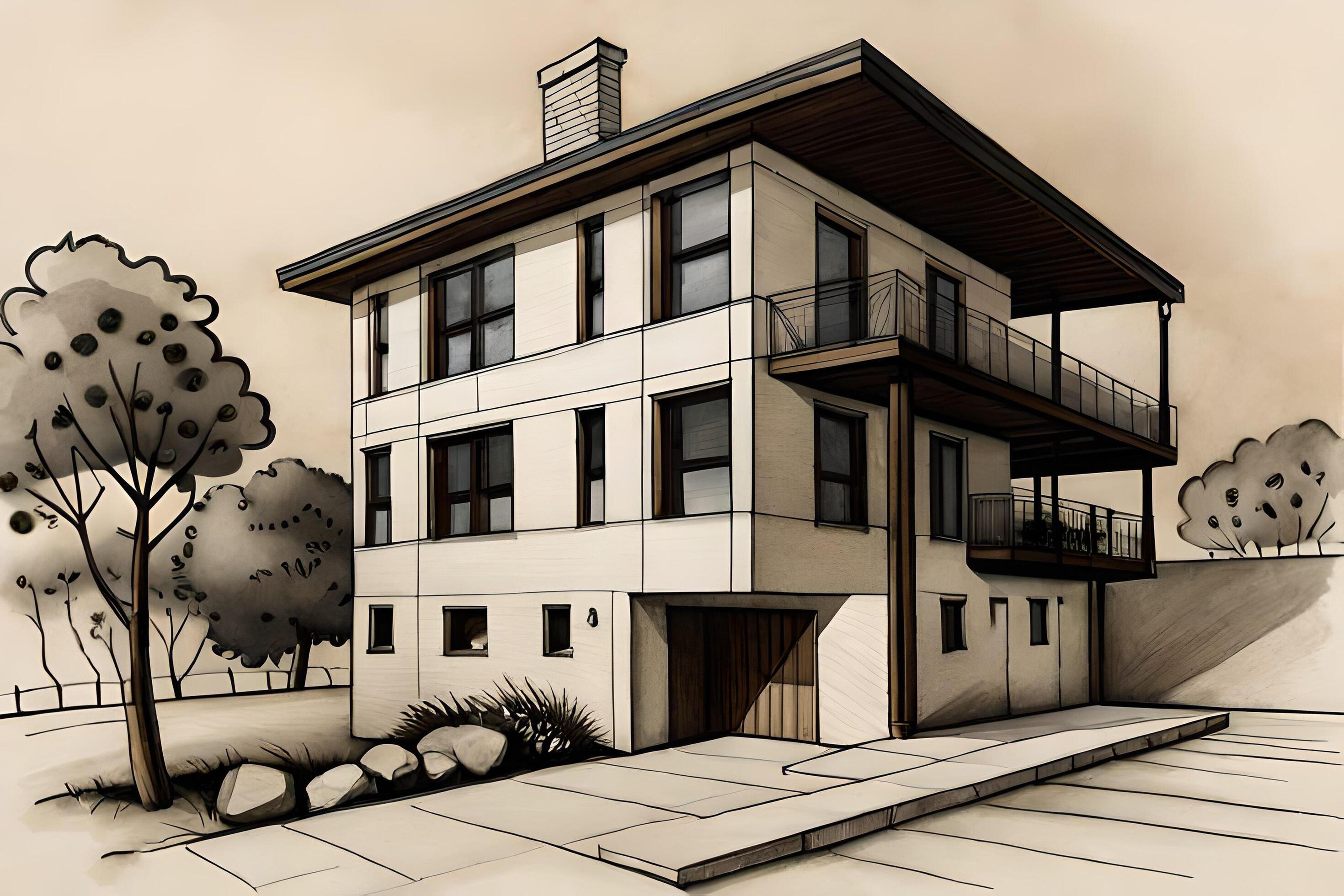 House Drawing Images  Browse 275 Stock Photos Vectors and Video  Adobe  Stock