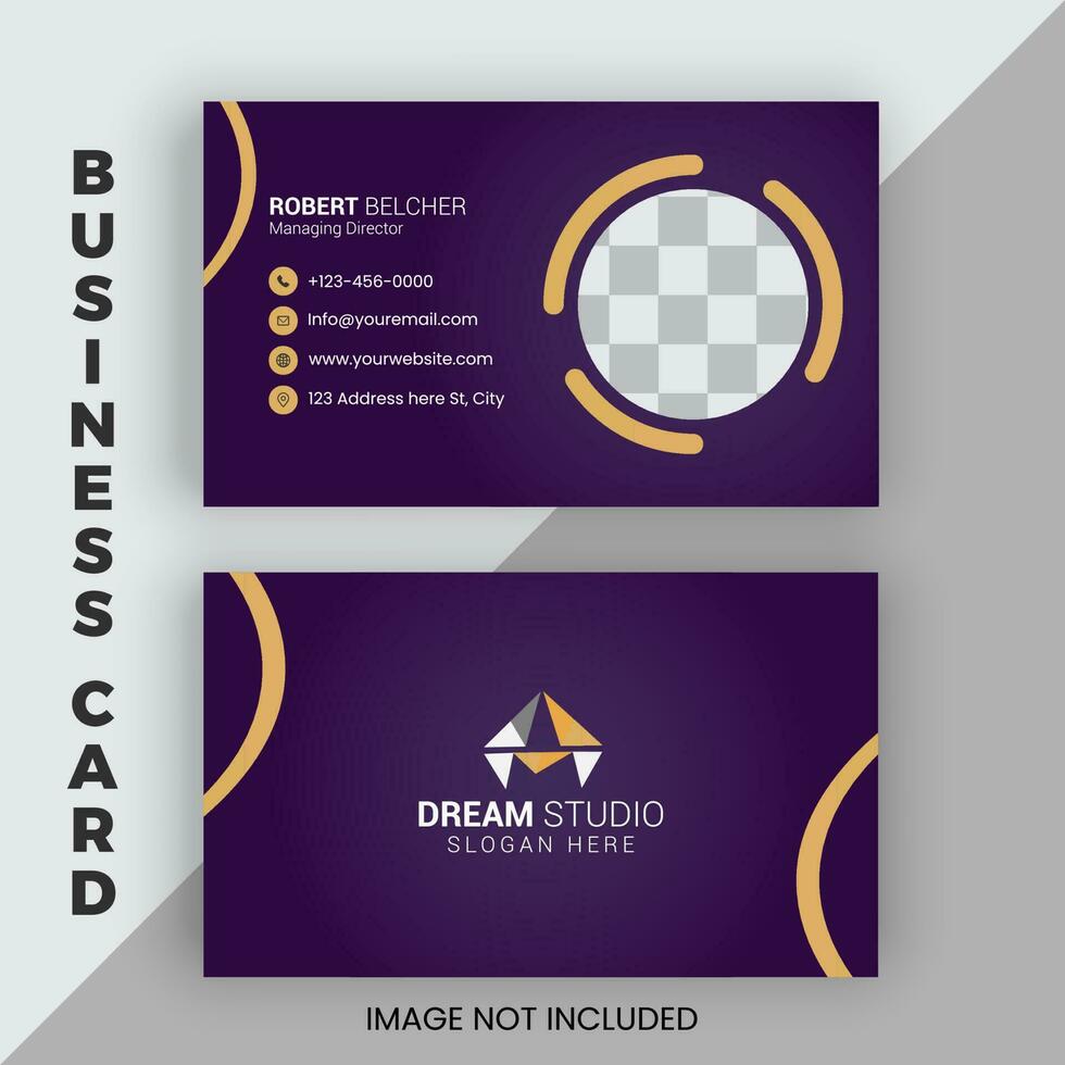 Professional Corporate Business card design vector