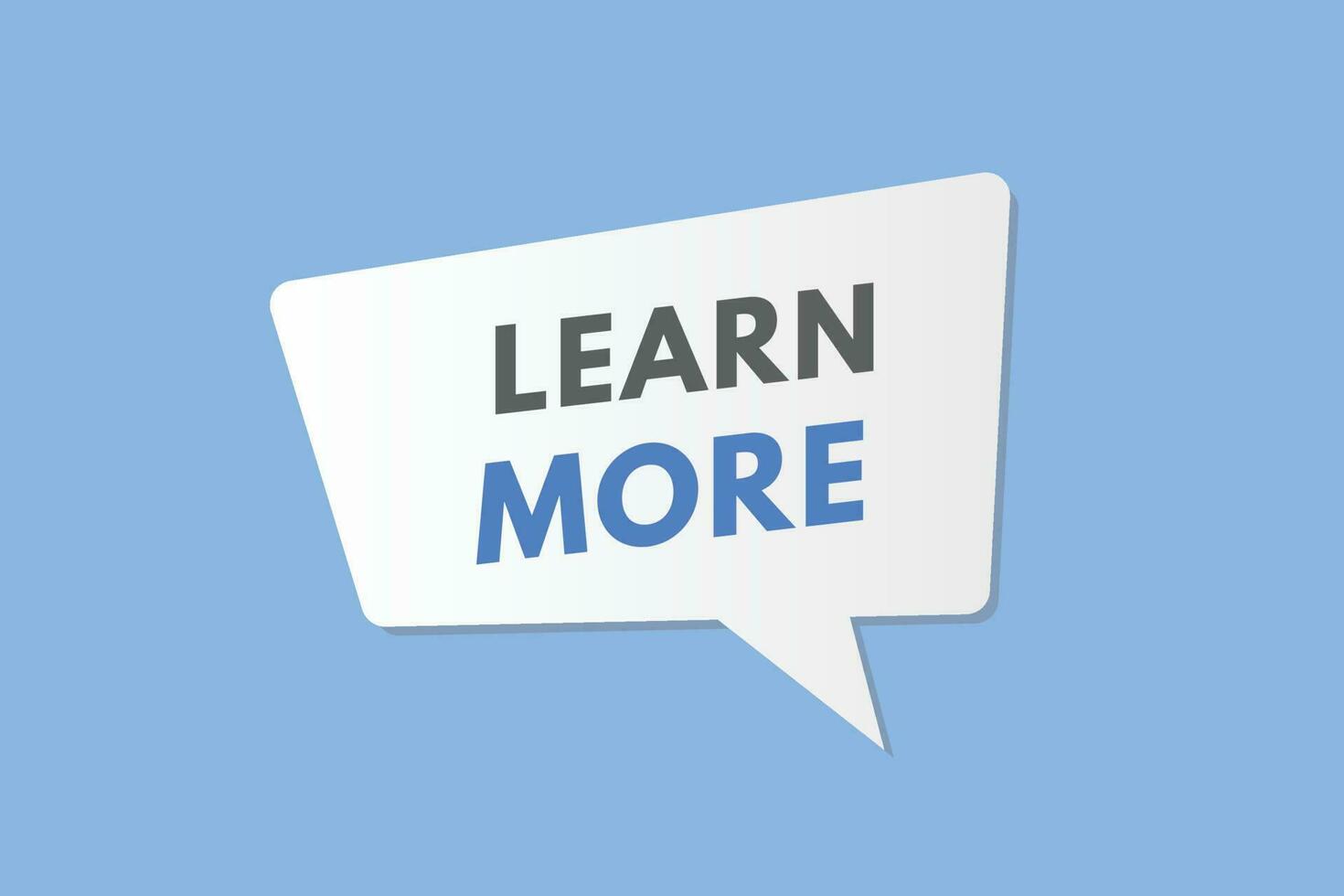 Learn More text Button. Learn More Sign Icon Label Sticker Web Buttons vector