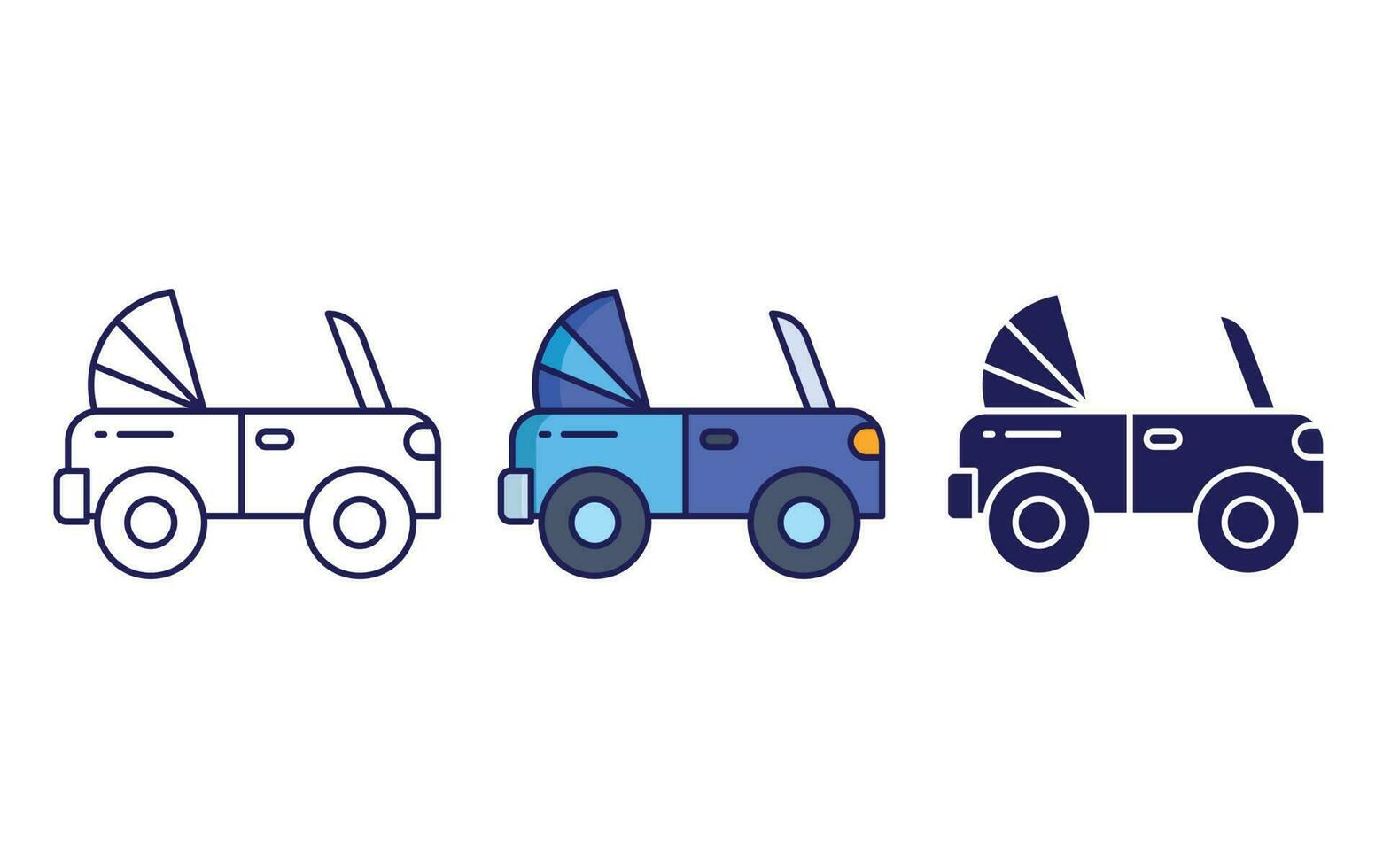 old car vector icon