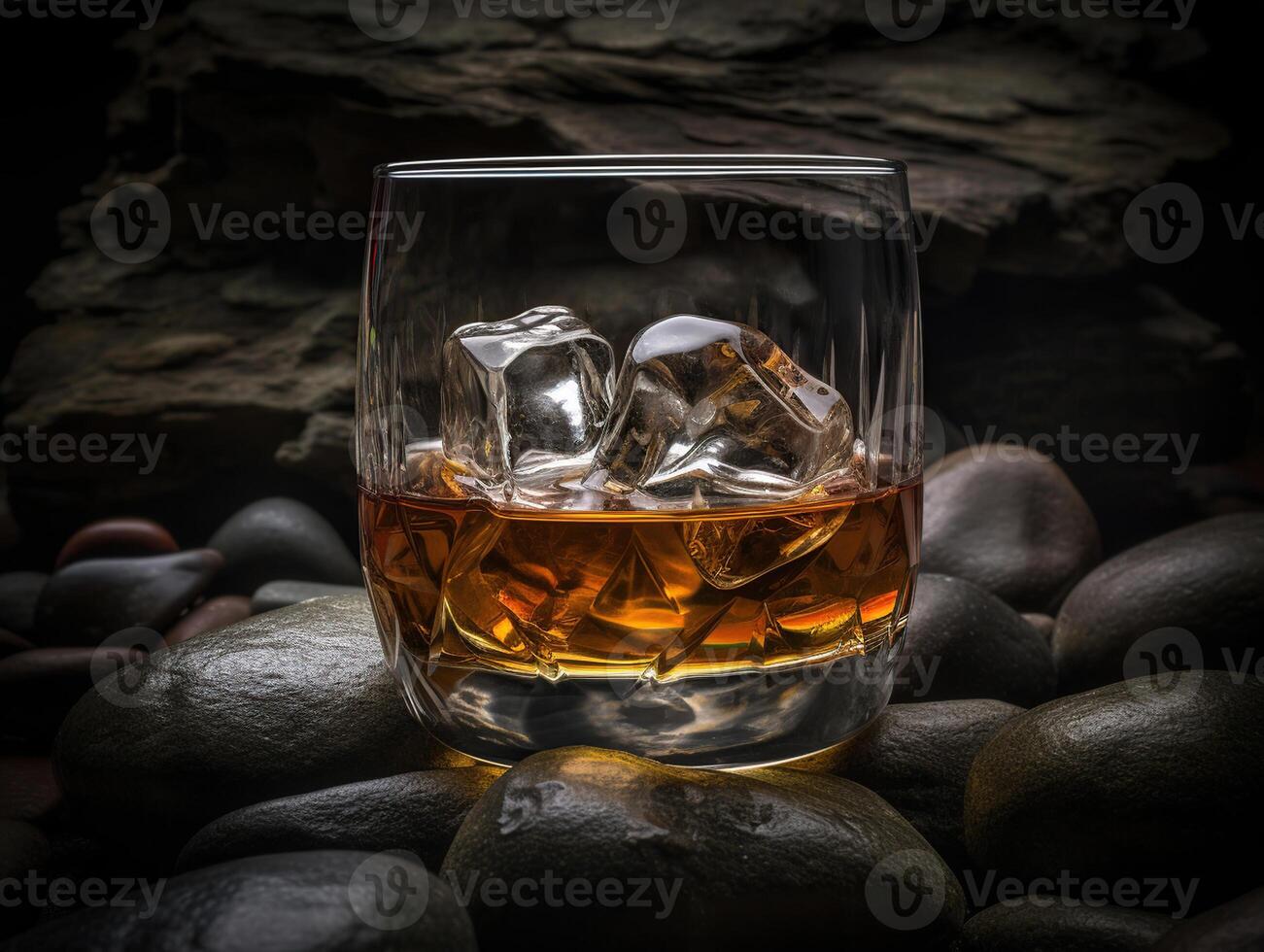 whiskey on the rocks photography, photo