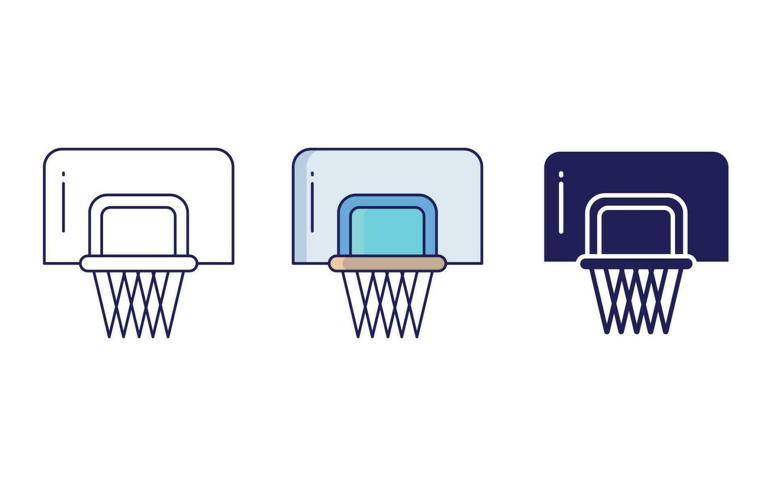 icono de vector de baloncesto