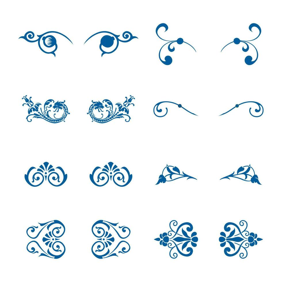 Various Islamic ornament vector designs