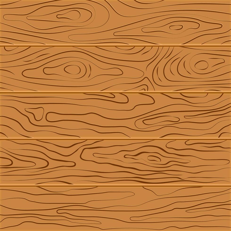 fondo de textura de madera. cinco tablas de madera de diseño plano. ilustración vectorial vector