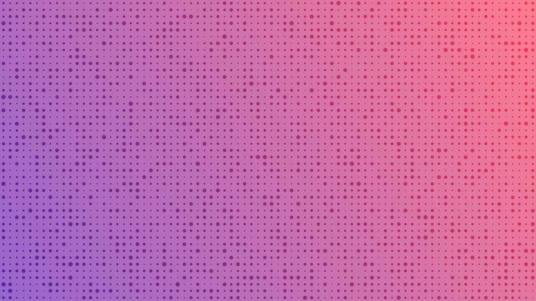Abstract geometric gradient circles background. Pink dot background with empty space. Vector illustration.