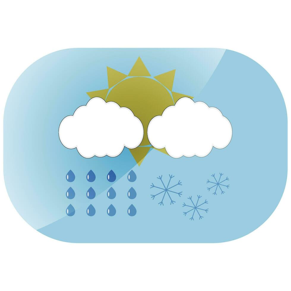 Icon weather app vector