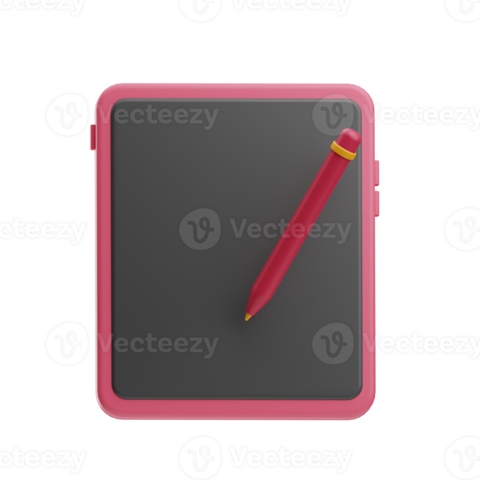 branding tablet 3d illustration png