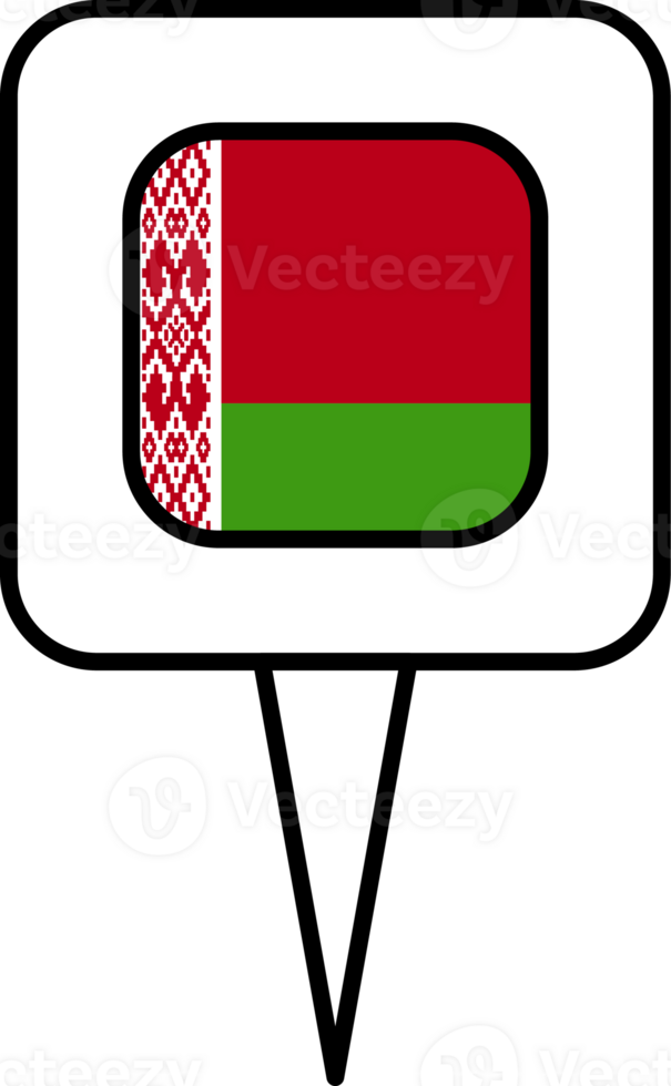 Belarus flag pin place icon. png