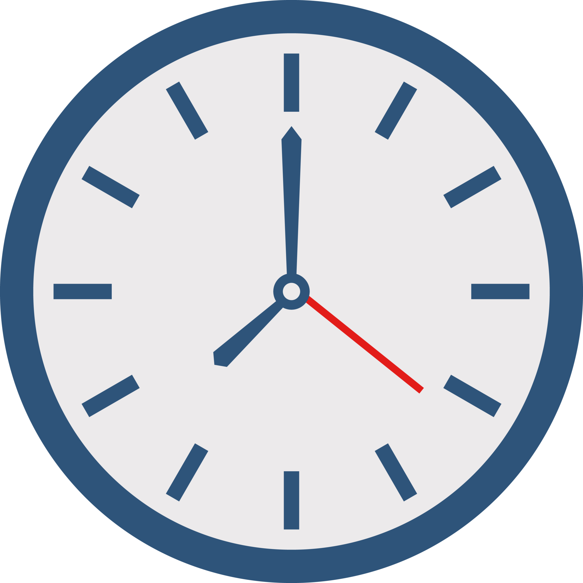 Blue Clock isolated 23220374 PNG
