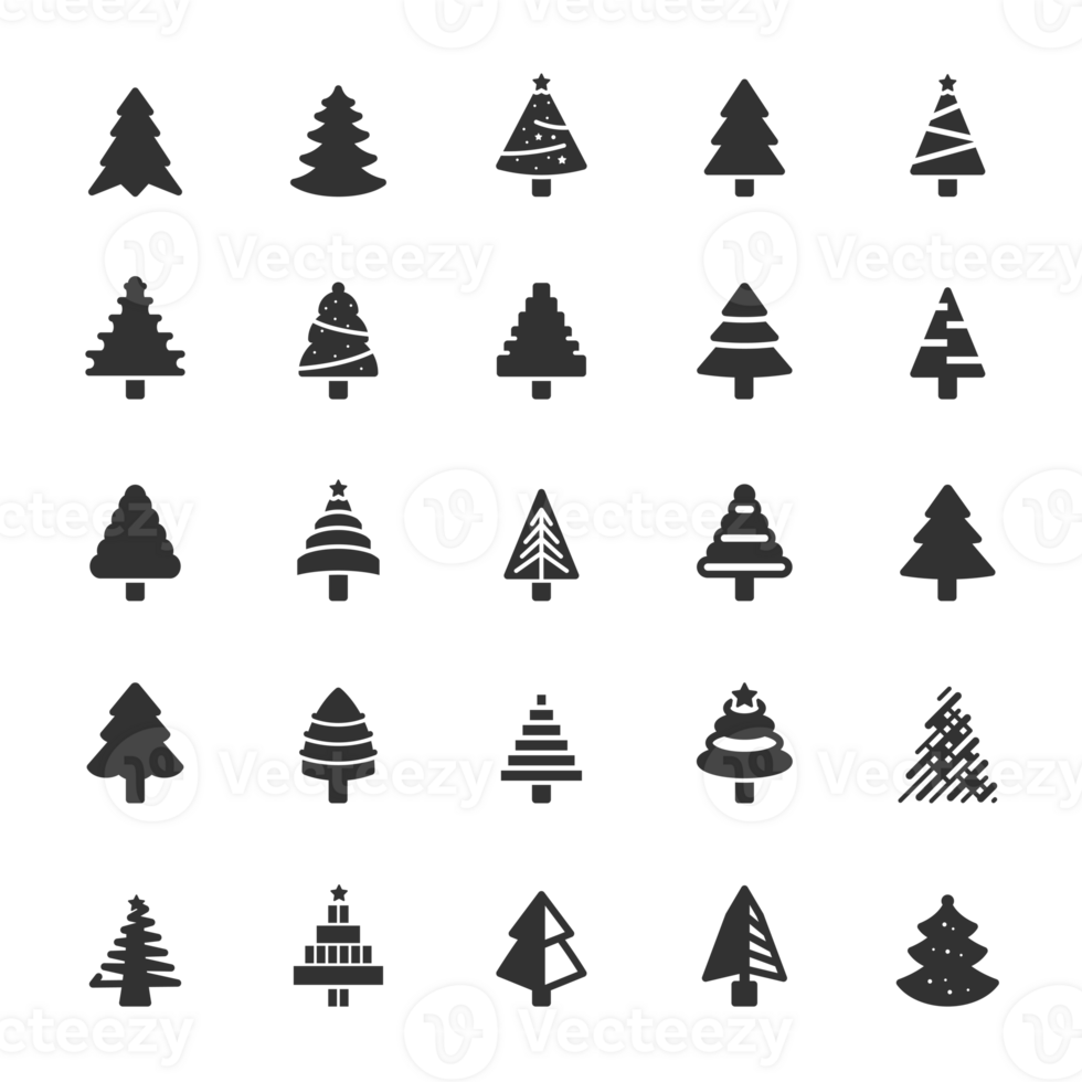 Icon set - Christmas tree png