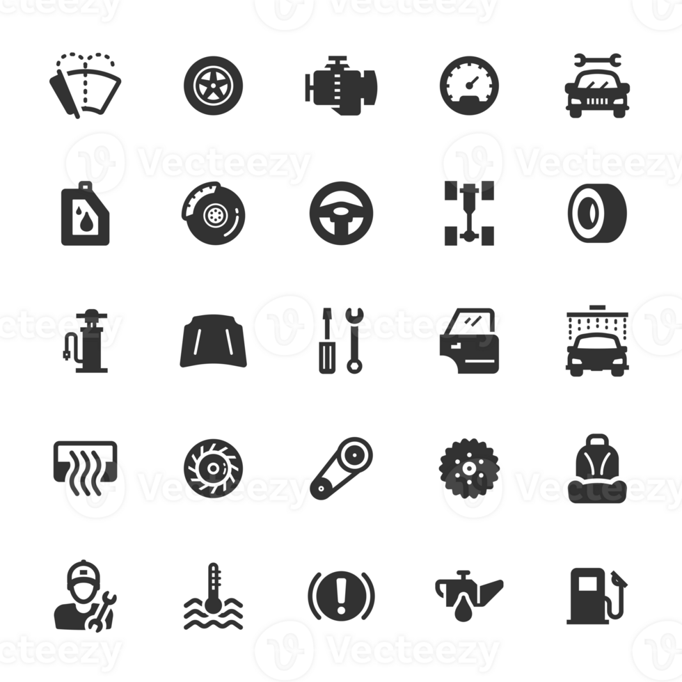 Icon set - garage and auto png