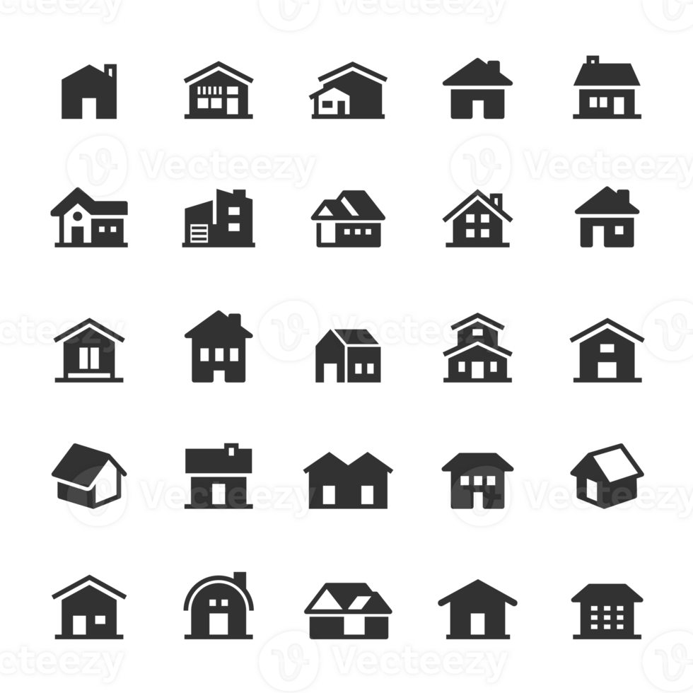 Icon set - Home and house png