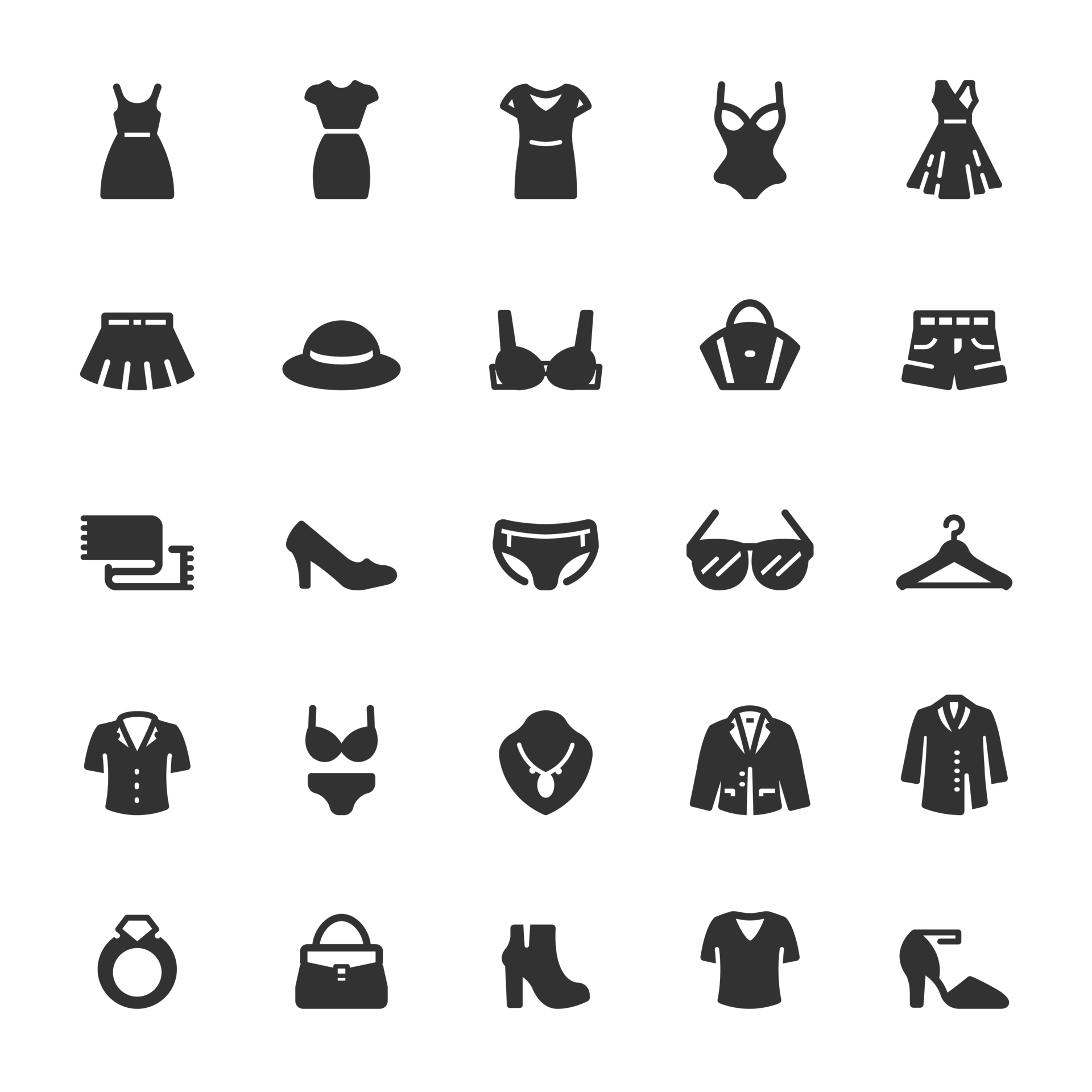 Free Icon set - Clothing Woman 23220416 PNG with Transparent Background