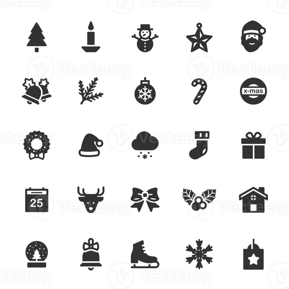Icon set - Christmas and celebretion png