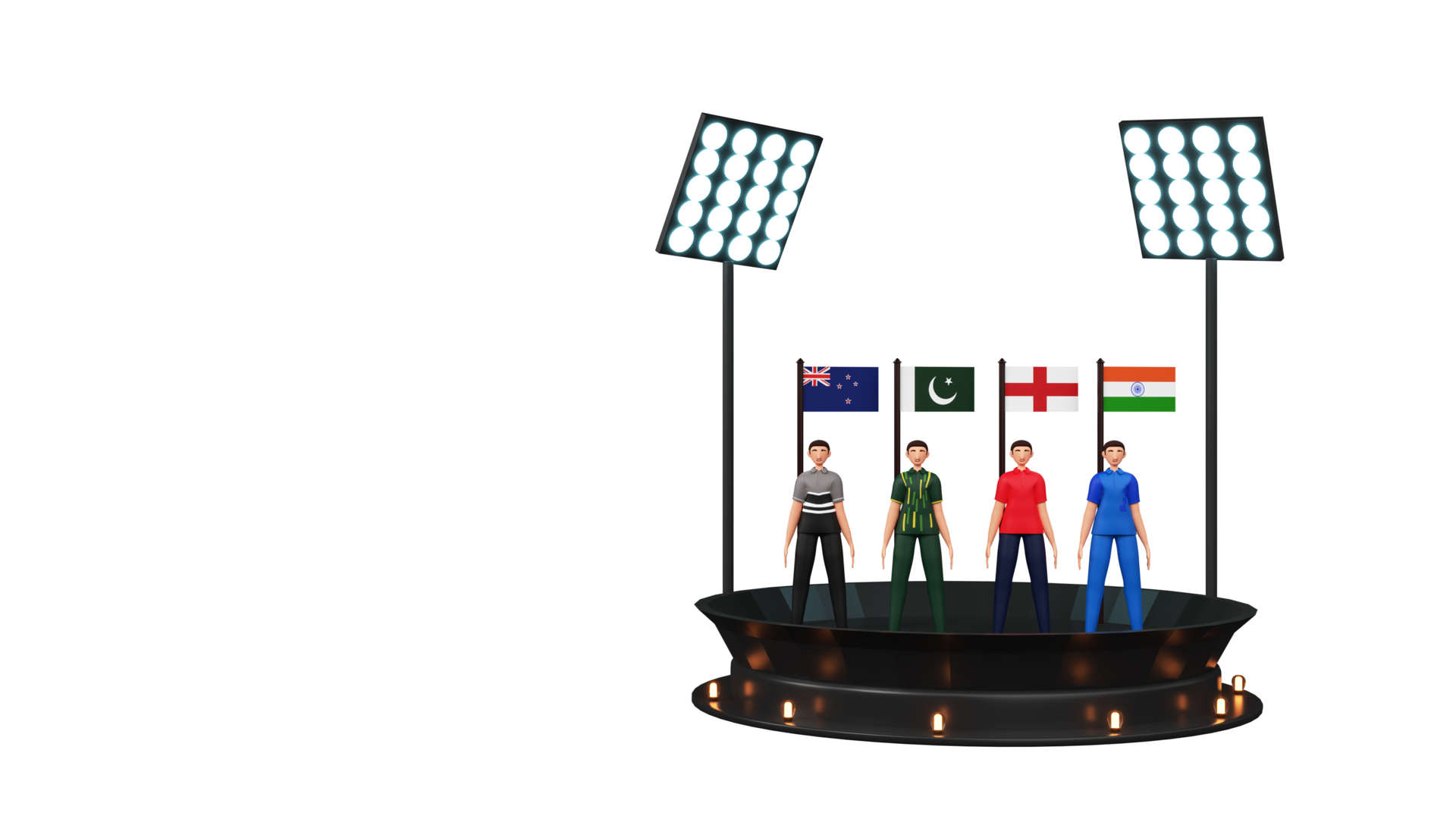 3d-render-of-cricket-team-players-standing-with-their-national-flag-as
