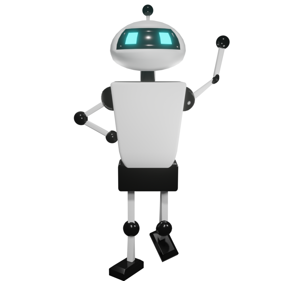 3d robot illustration png