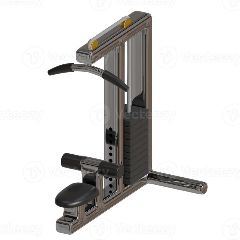 3d rendu lat tirer vers le bas machine parfait pour aptitude conception projet png