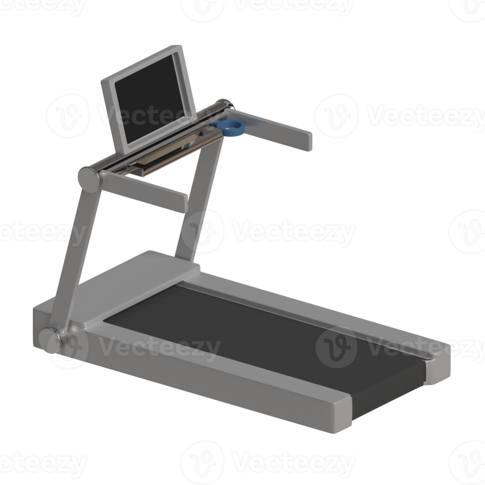 3d rendered treadmill perfect for fitness design project png