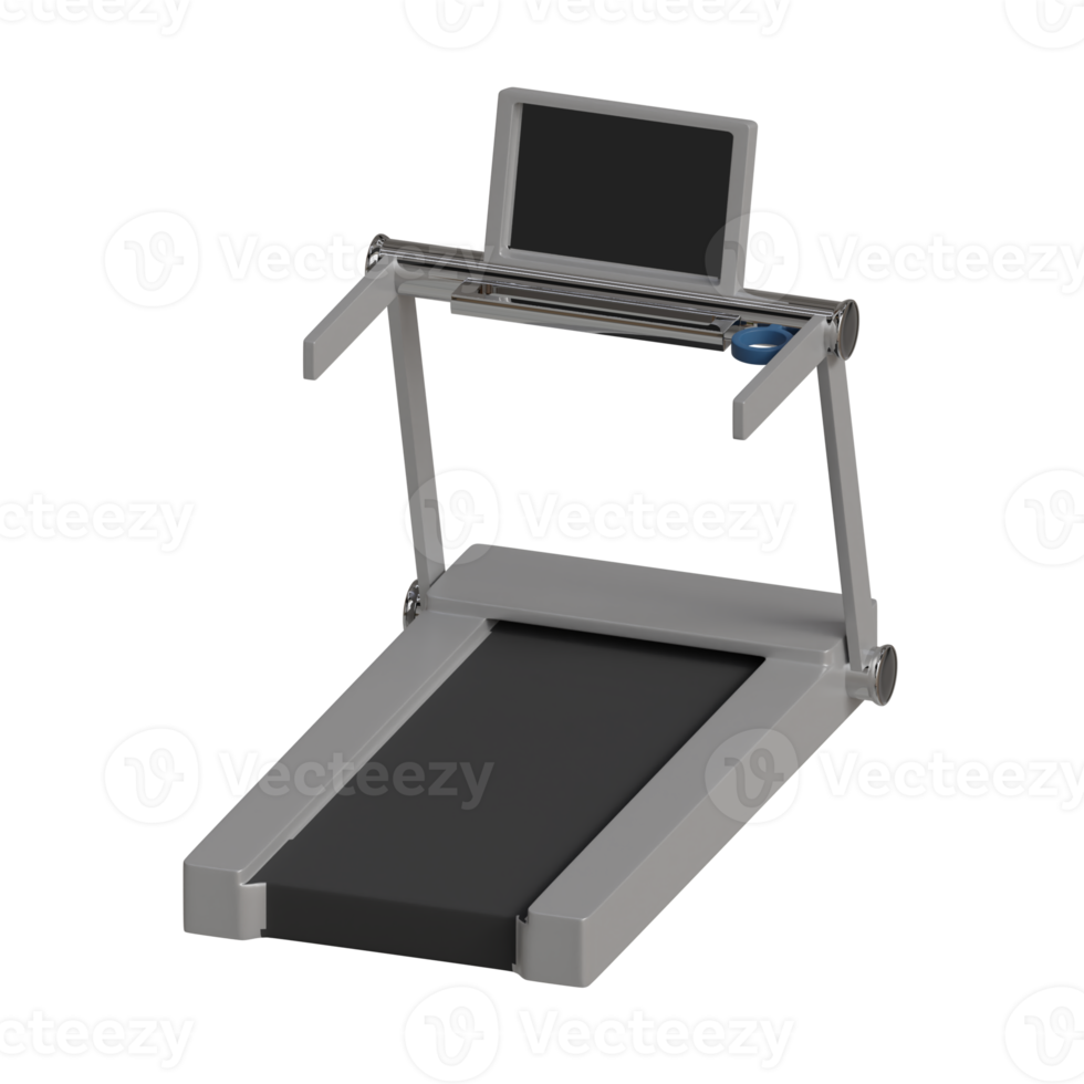 3d rendered treadmill perfect for fitness design project png