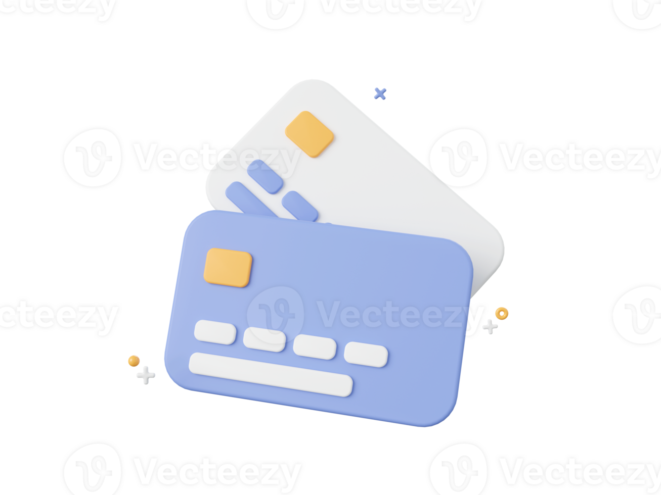 3d cartoon design illustration of Credit cards on pink background, Payments by credit card. png