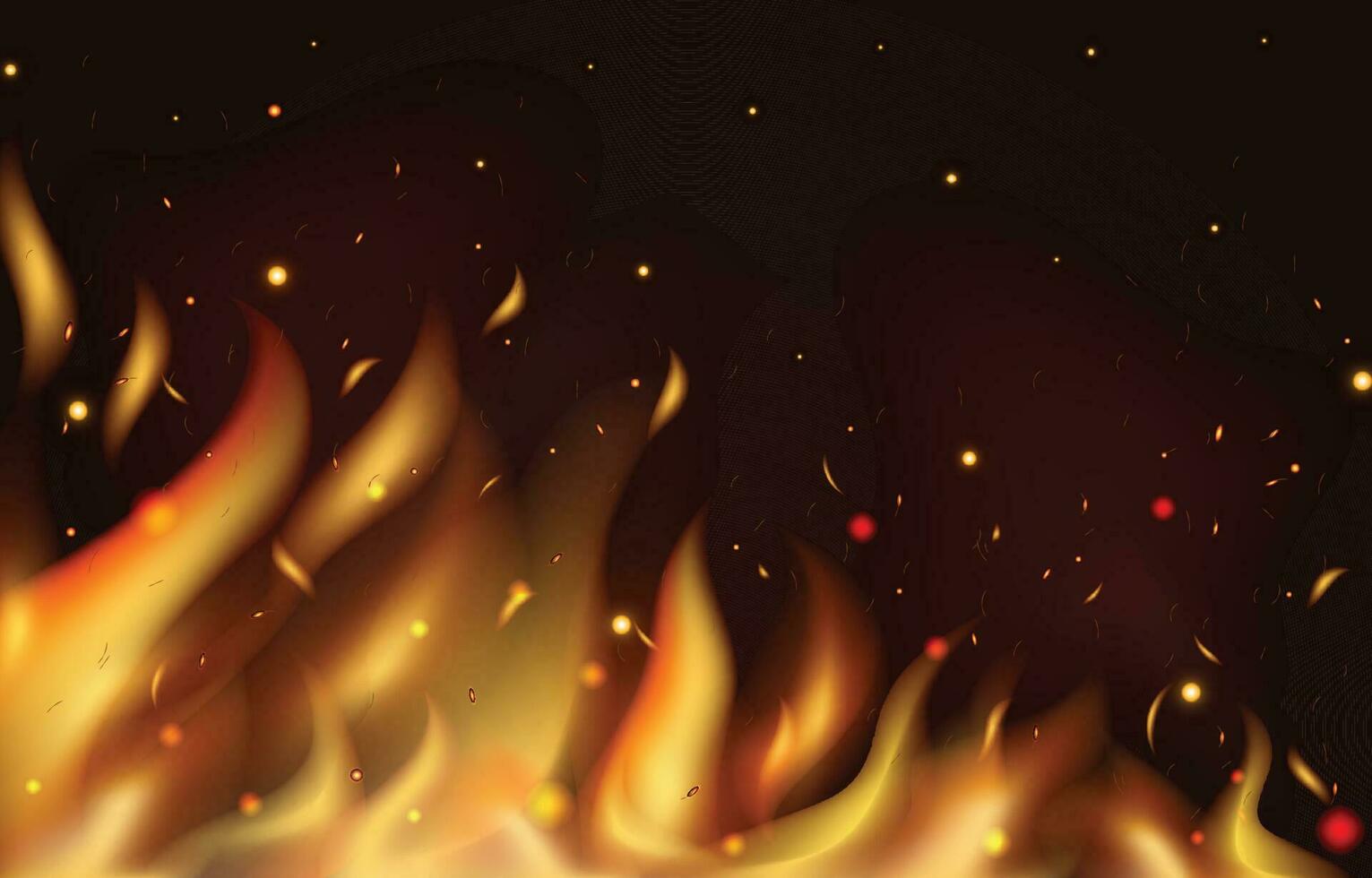 Fire Flare Effect Background vector