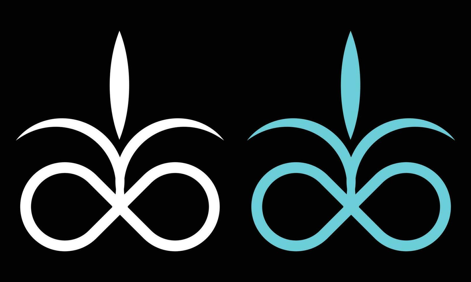 flower ornament logo vector illustration design