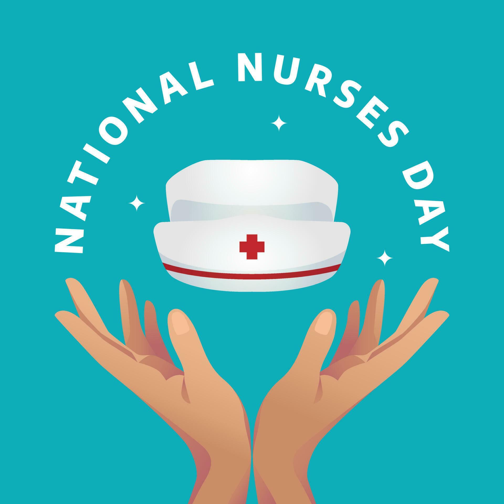 national nurses day celebration design template. nurses day vector illustration. nurses day