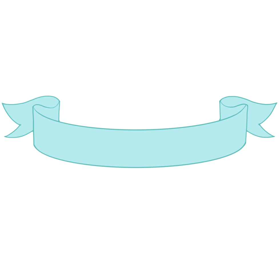 Blue Pastel Ribbon png