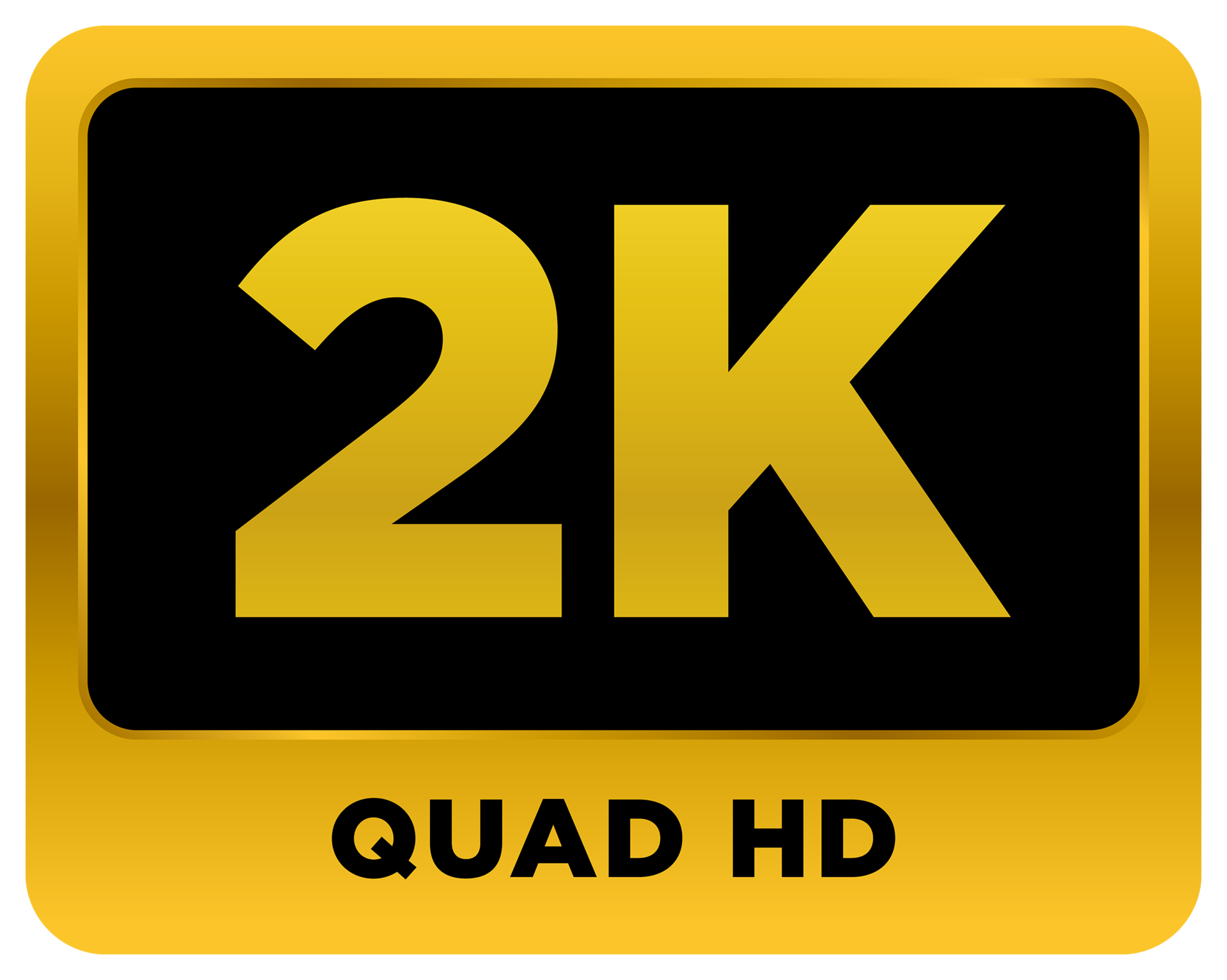 Video Resolution 2k Icon Label 23221050 PNG