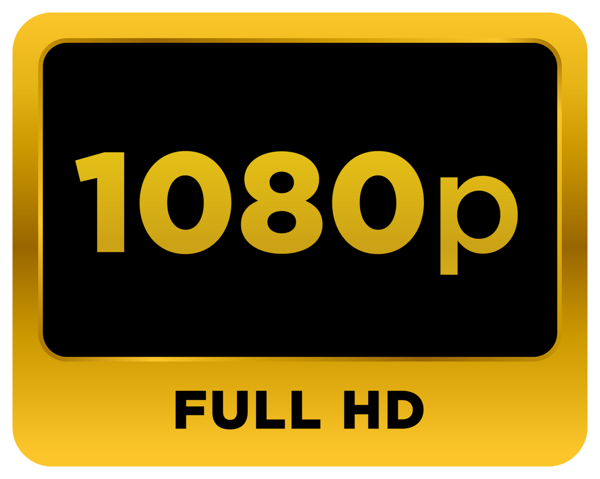 video resolutie 1080p icoon png