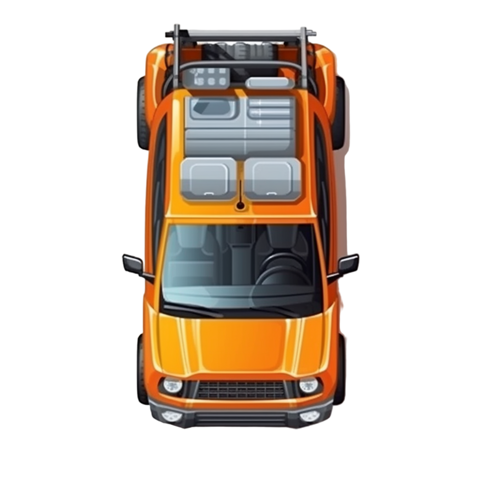 Cartoon Suv car png