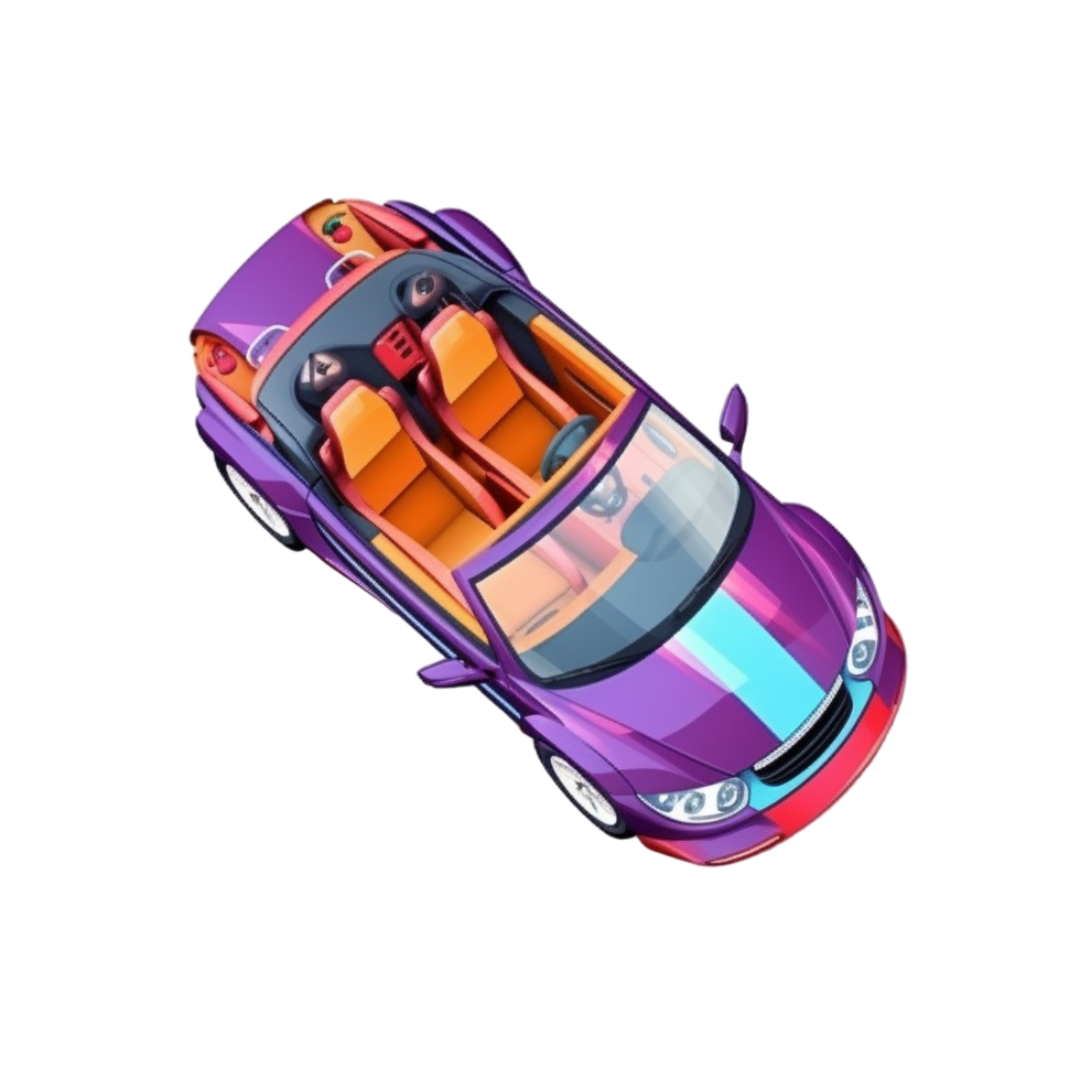 Cartoon Car cabriolet png