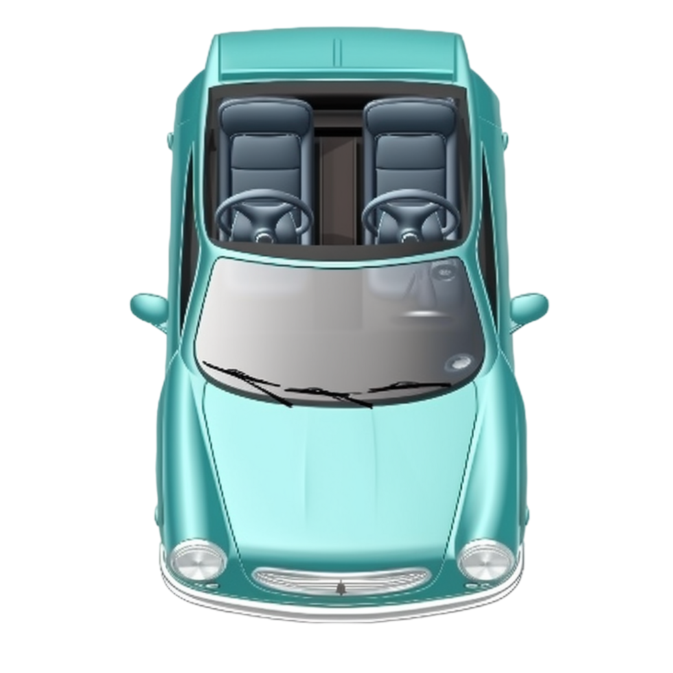 Cartoon Car cabriolet png
