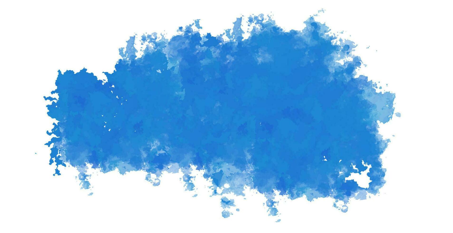 blue watercolor splashes abstract background vector