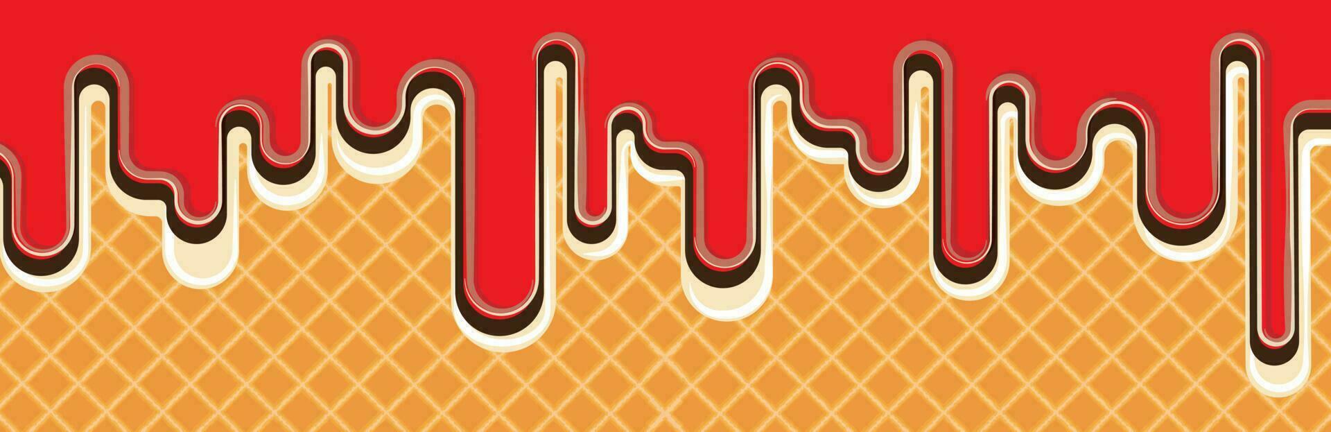 waffle vector background vector illustration