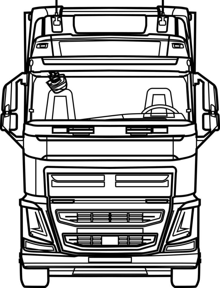 TRUCK ICON LINE DESIGN VECTOR 23221547 Vector Art at Vecteezy