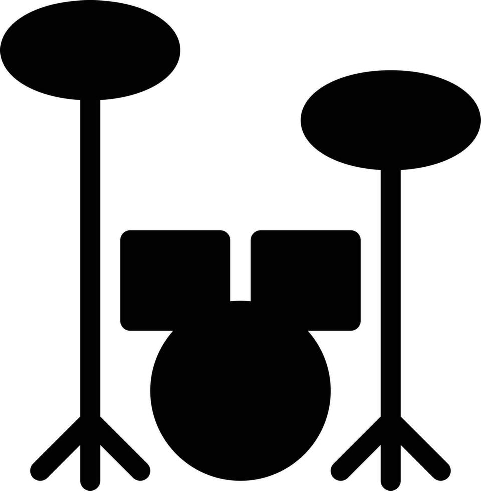 ilustración de vector de tambor en un fondo. símbolos de calidad premium. iconos vectoriales para concepto y diseño gráfico.