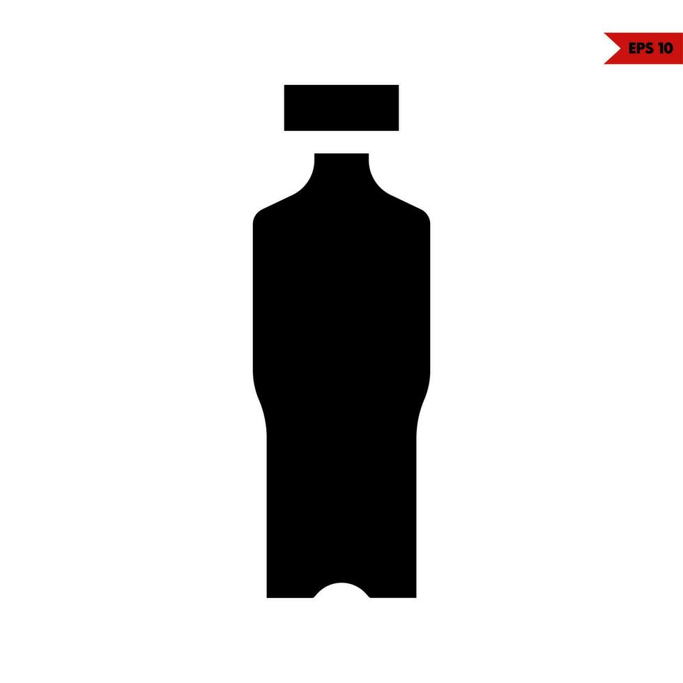 bottle drink glyph icon vector