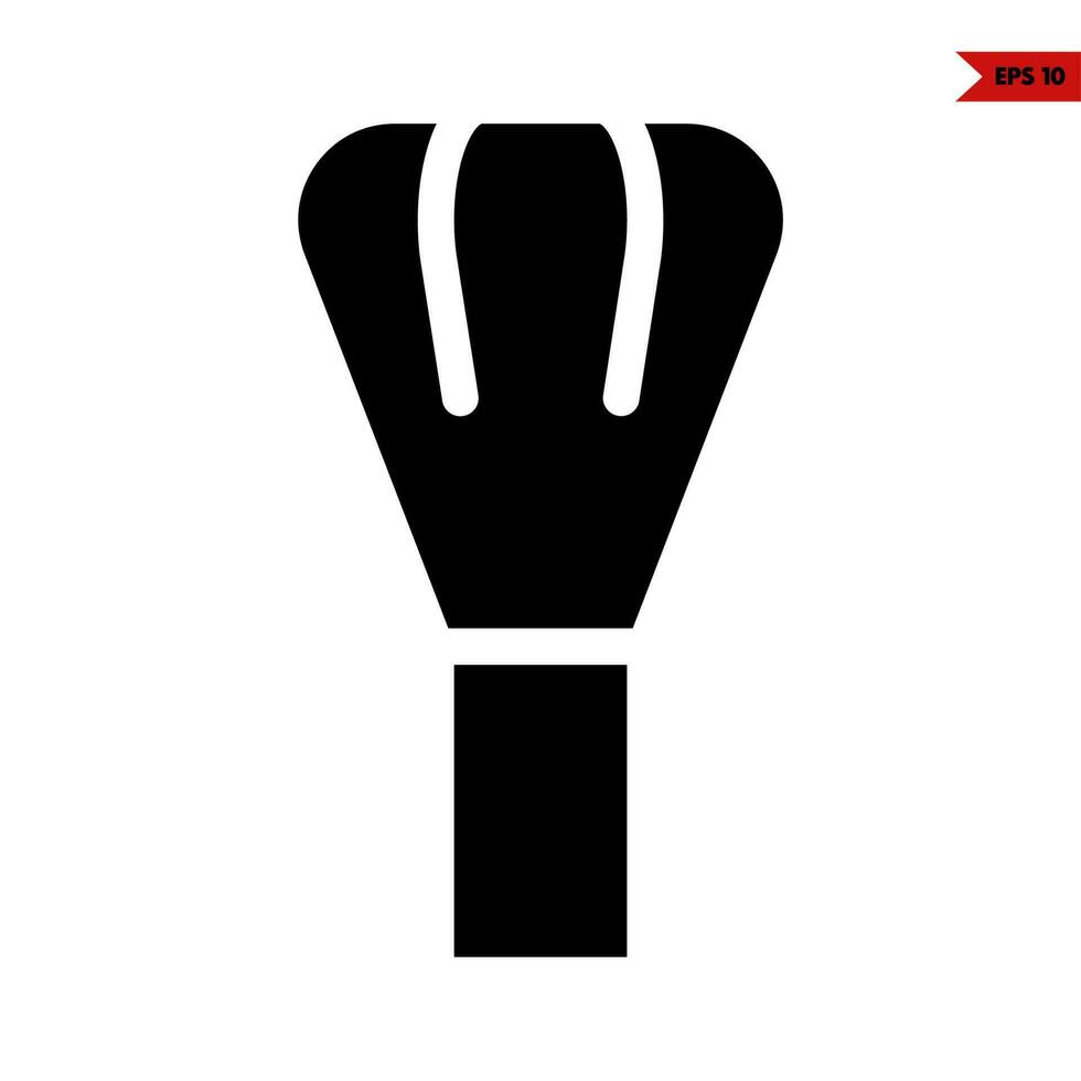 spatulla glyph icon vector