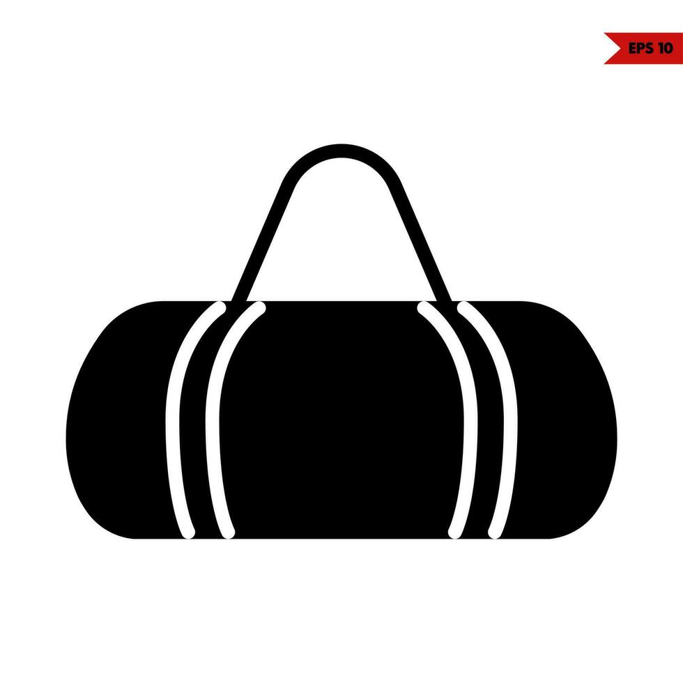 handbag glyph icon vector