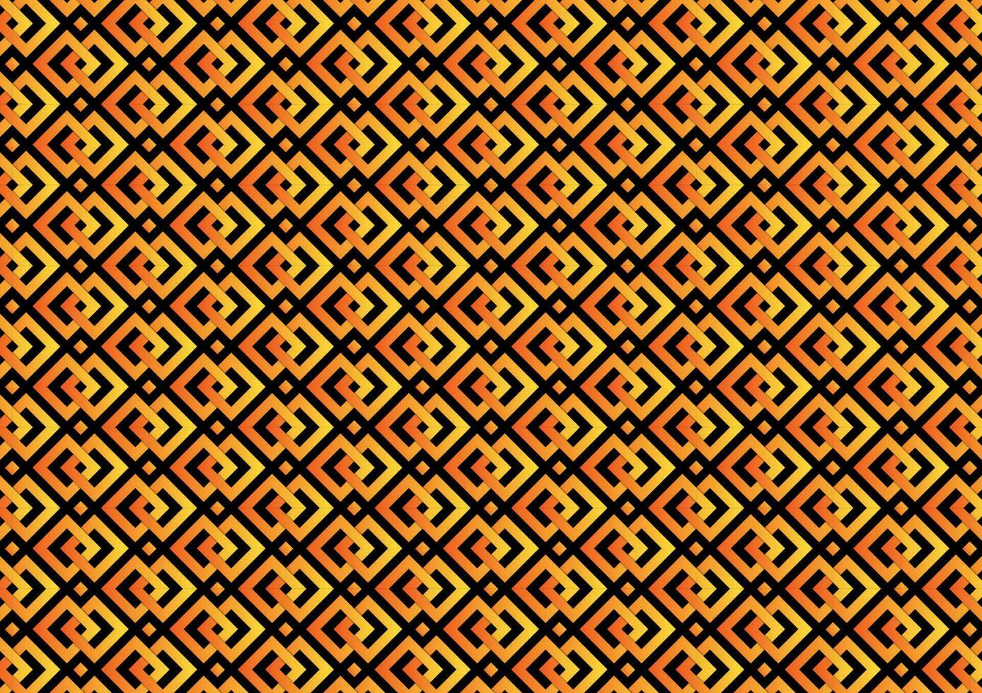Luxury modern square chain link gold pattern decoration background vector