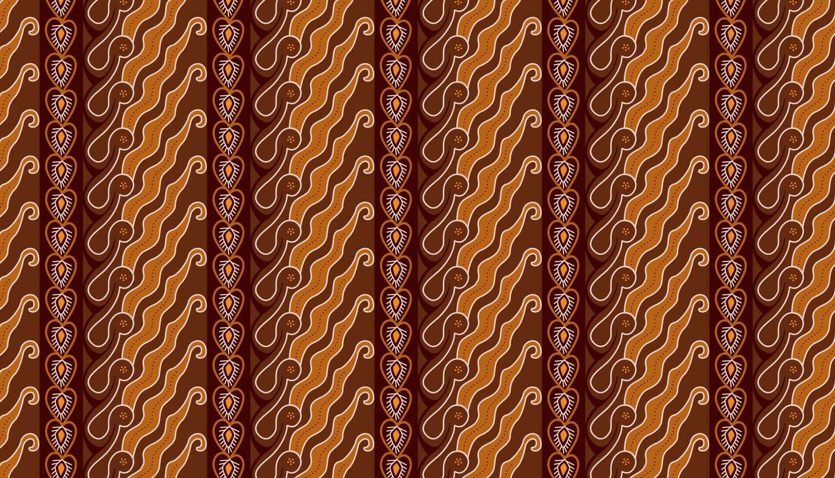 Vector Art Batik Motif Background Illustration