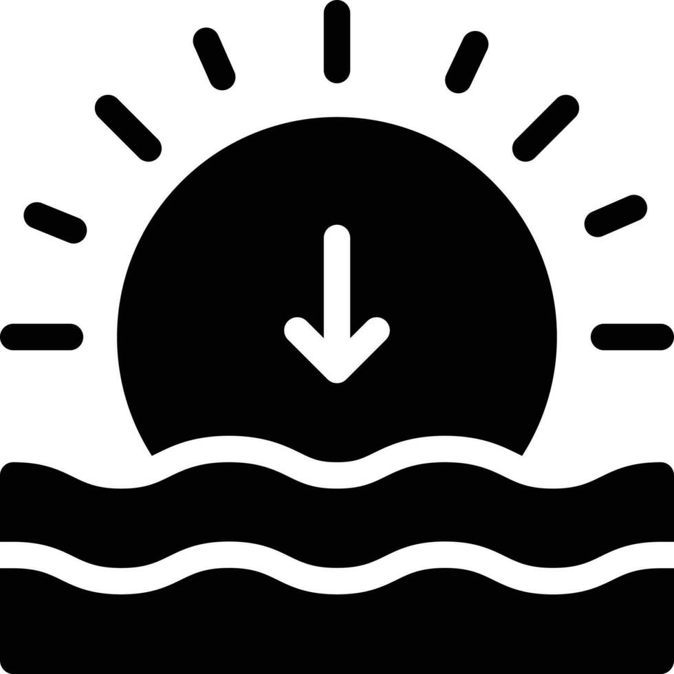 Sunset vector icon for download