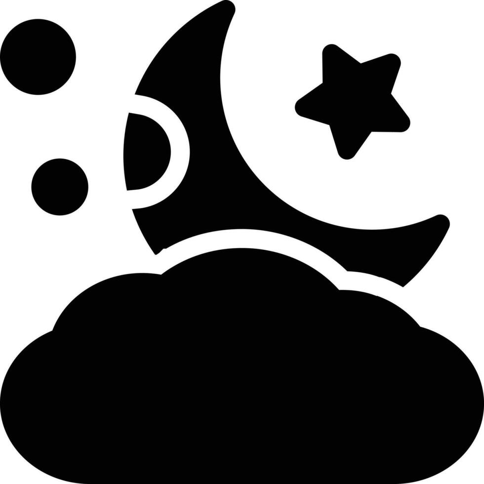 Half Moon icon for free vector