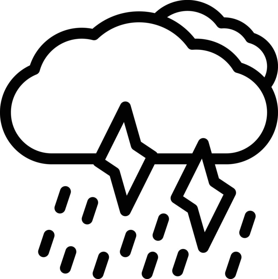 rain weather vector