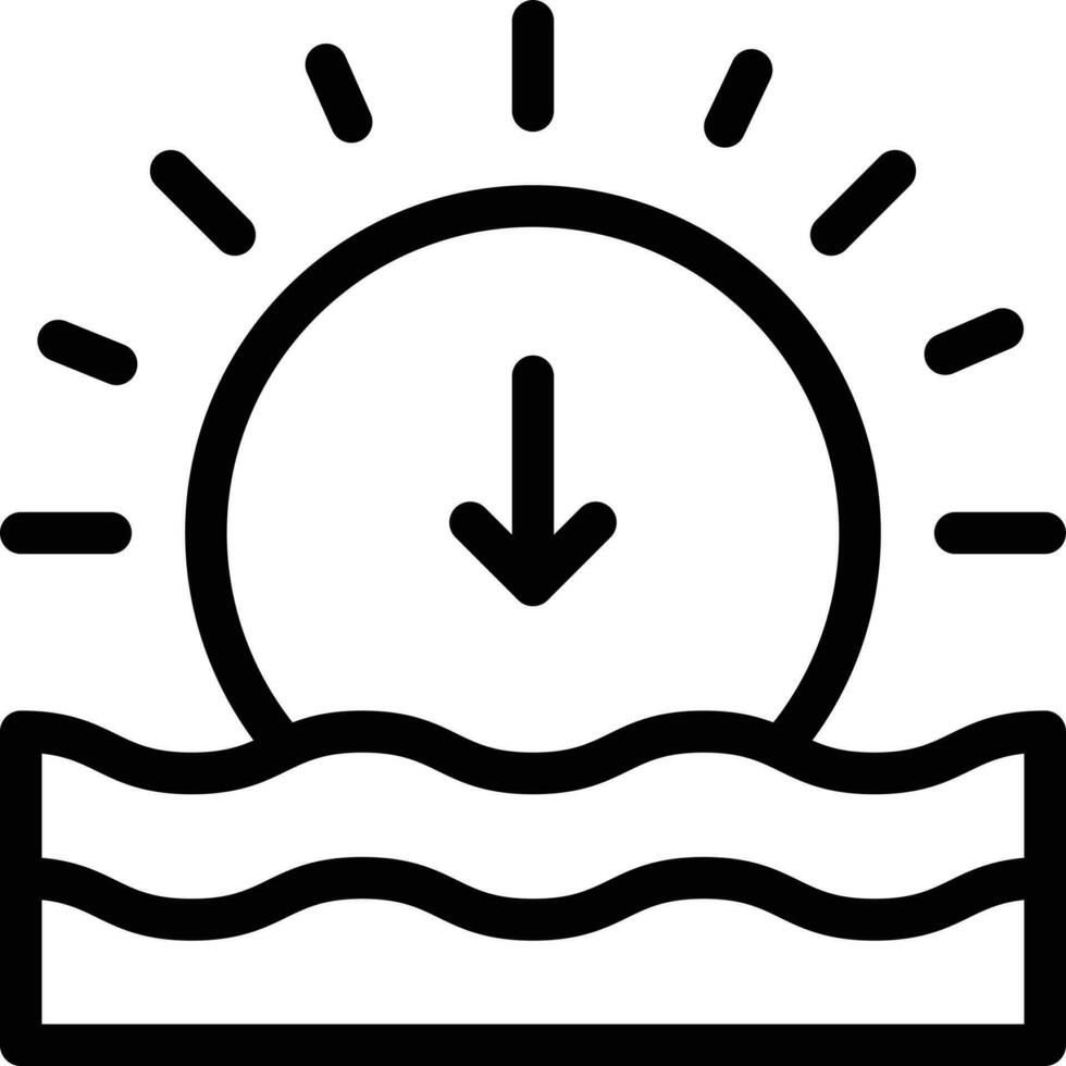 Sunset vector icon for download