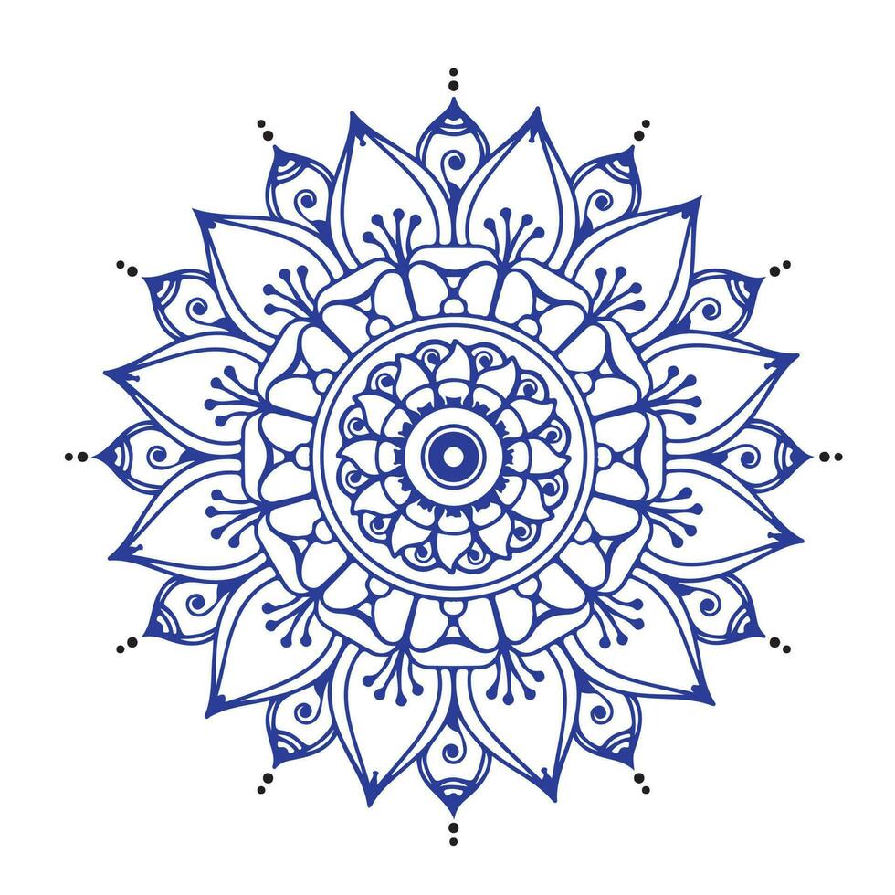Mandala art design vector