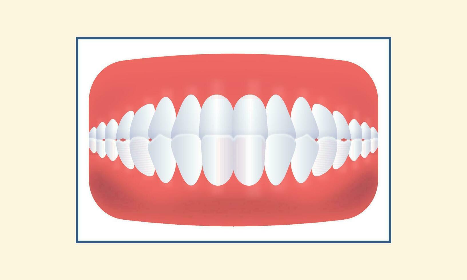 mordida dientes mandíbula icono terminado amarillo antecedentes. vector