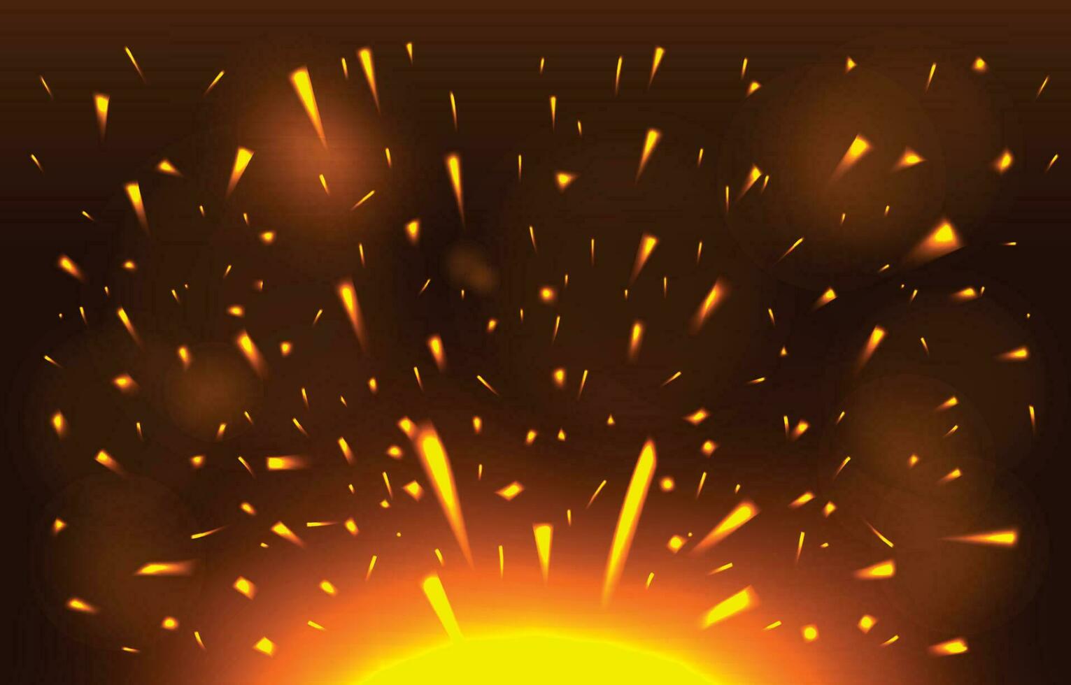 Fire Flare Effect Background vector